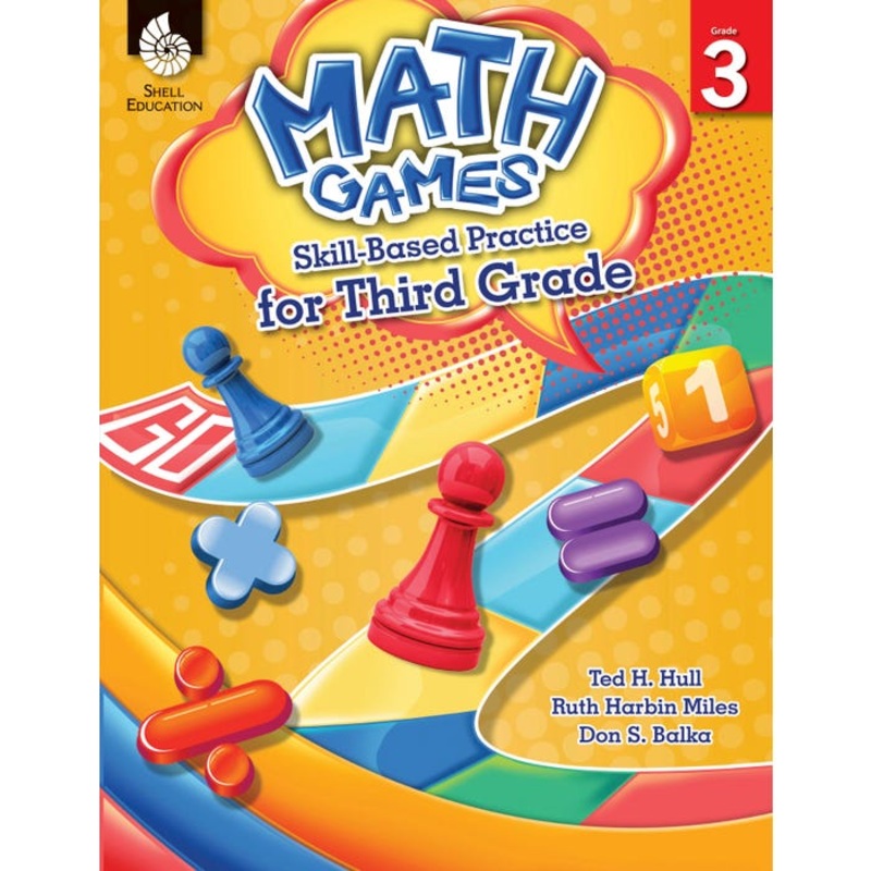 Shell Education Math Games: Skill-Based Practice for Third Grade