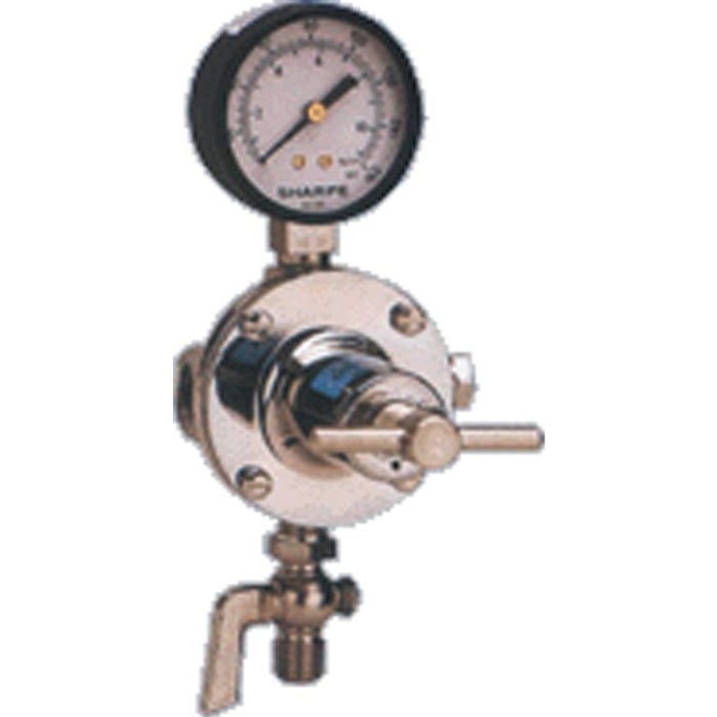 Sharpe 18C-500 3-Regulated Outlet Air Regulator Assembly with Air Gauge and Air Cock Outlet