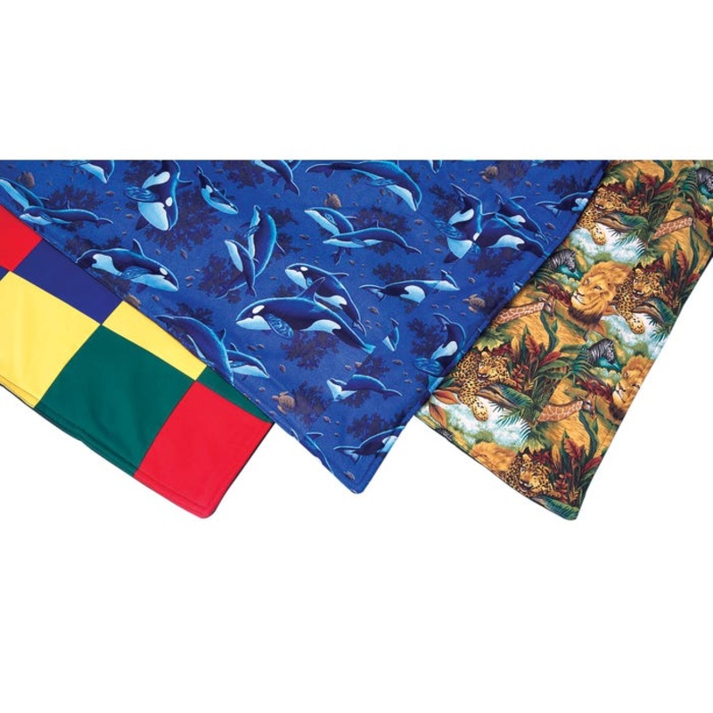 Vinyl Weighted Blanket, 50 – 25 Inches, Sea Life Print