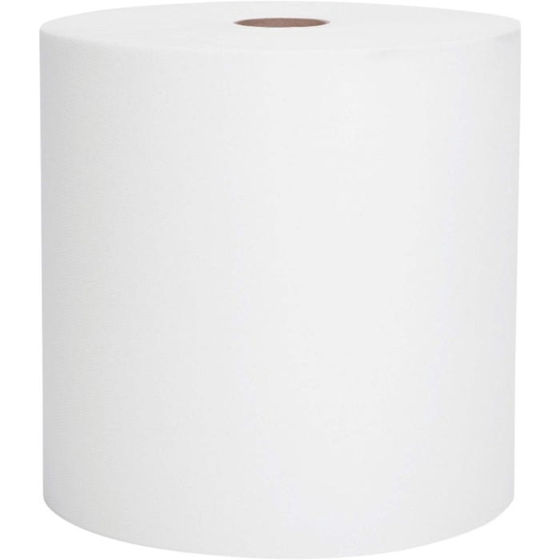 Kimberly-Clark Scott Hardroll Towels, White, Pack of 12 Rolls