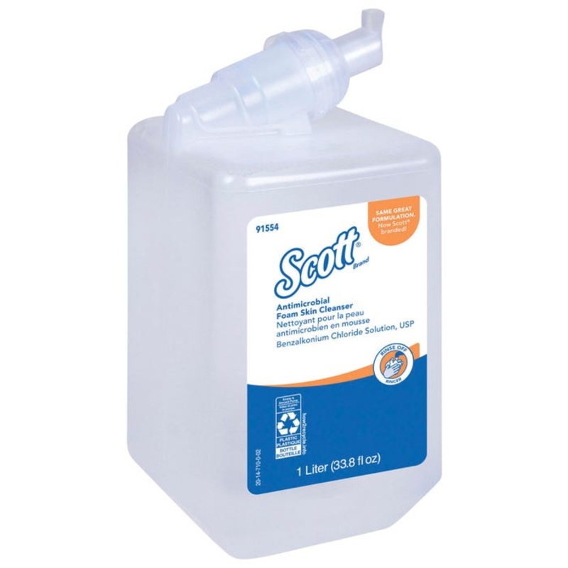 Scott Antibacterial Foam Cleanser Refill, 1000ml, Pack of 6