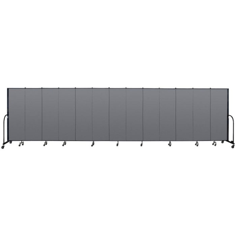 Screenflex Mobile Partition 6 x 24 Feet, Stone