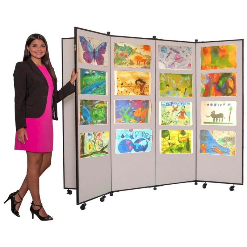 Screenflex Portable Display Tower, 6 Panels