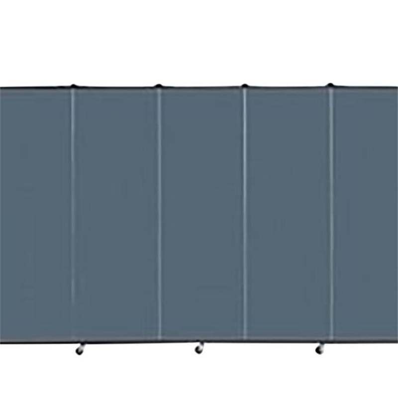 Screenflex Portable Partitions Inc Healthflex Partition 5 Panel, Specify Panel Color, 5 Feet 9 Inches x 9 Feet 5 Inches