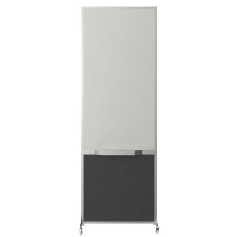 Screenflex Safeboard Bullet-Resistant Mobile Whiteboard, NIJ Level III-A Handguns, 26-1/2 x 76 Inches