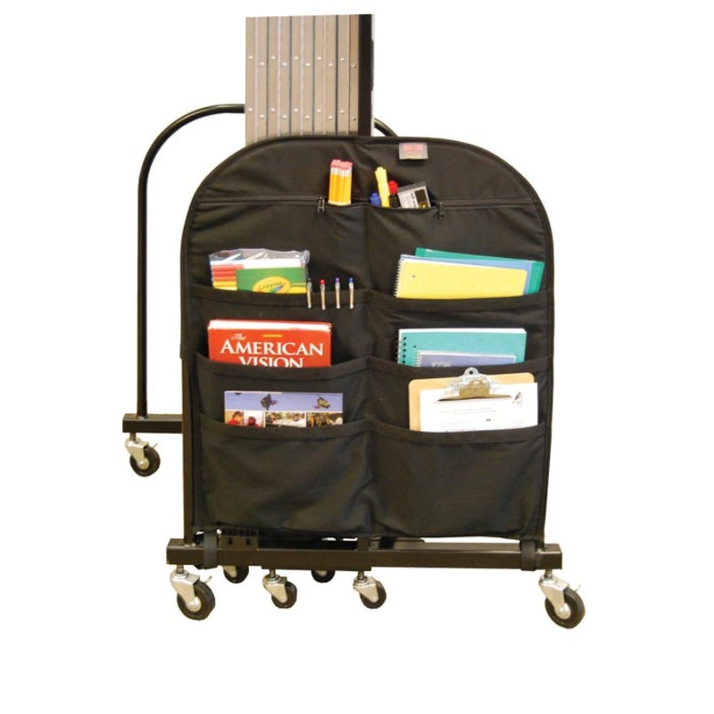 Screenflex Storage Caddy Accessory Bag, 28 W x 1 D x 30 H in, Black