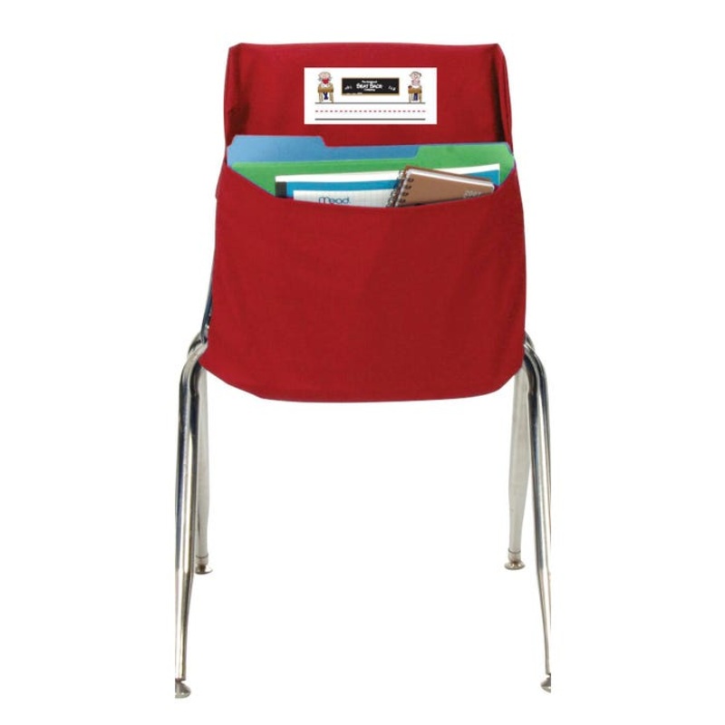 Seat Sack Storage Pocket, Standard, 14 Inches, Red