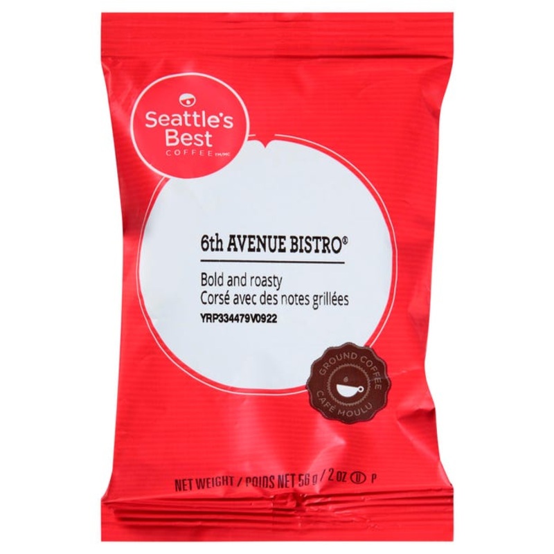 Seattle's Best Henry Blend Ground Level 4 Coffee, 2 oz, Pack of 18
