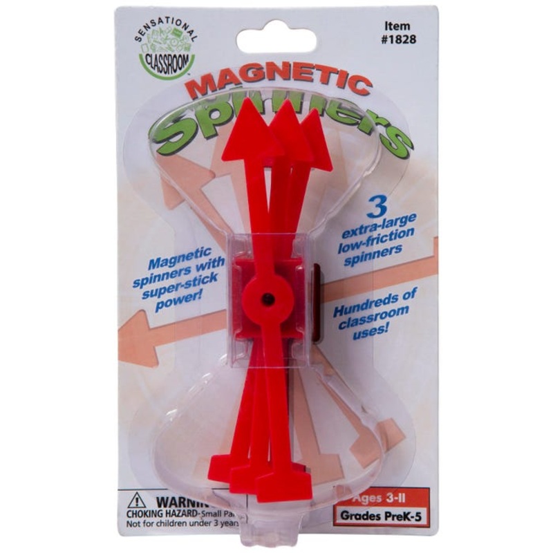 Sensational Classroom Magnetic Spinners, Set of 3