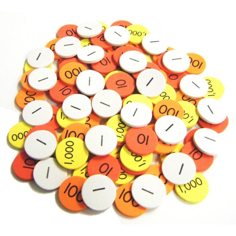 Sensational Math Place Value Discs Class Set