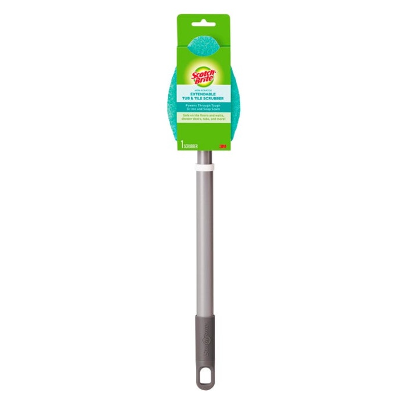 Scotch-Brite Bath Plastic Scrubber, 24 Inches, Blue/Green