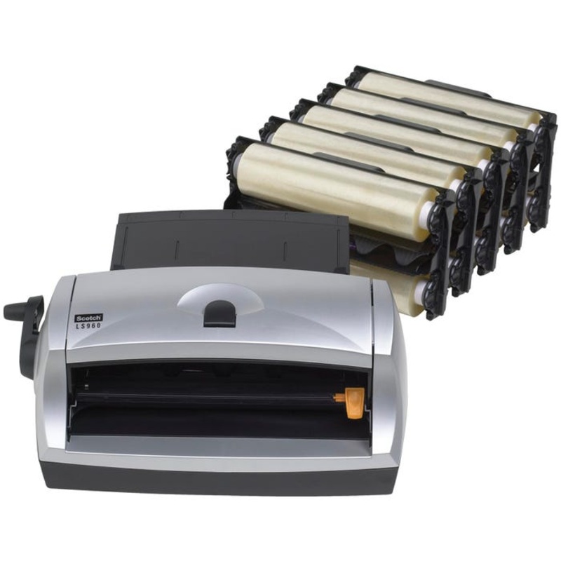 Scotch Heat-Free Laminator Value Pack w/Refills, 9 Inch Throat