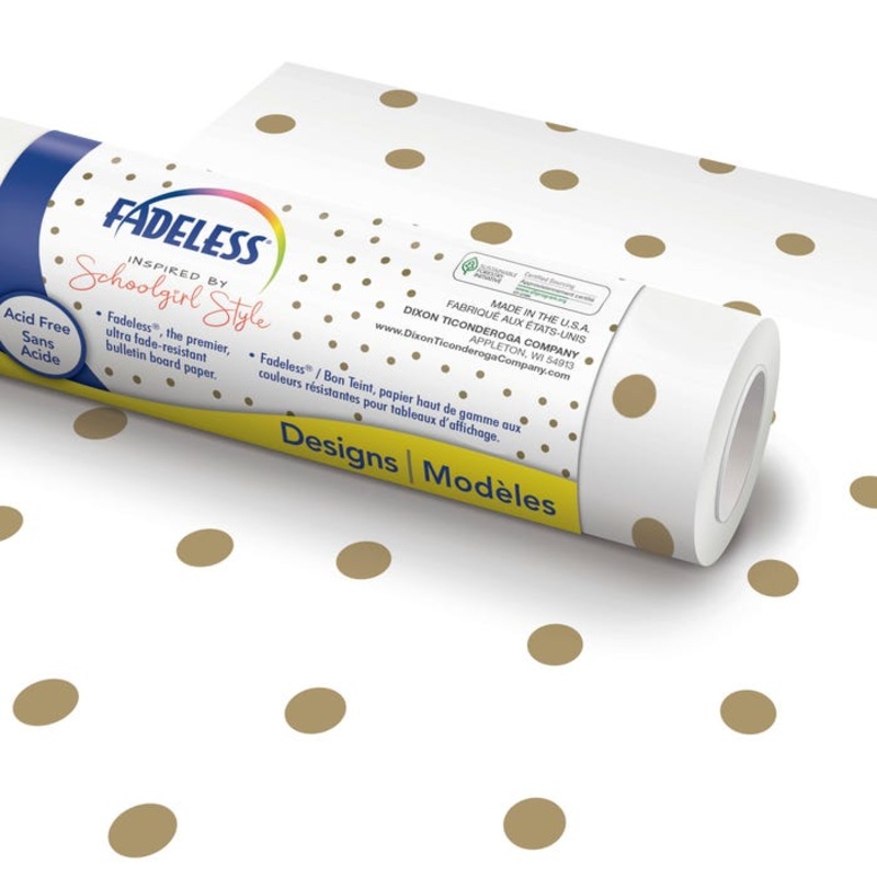 Fadeless Designs Paper Roll, Little Miss, 48 Inches x 50 Feet
