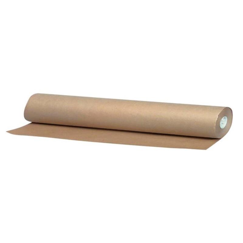 School Smart Butcher Kraft Paper Roll, 40 lbs, 24 Inches x 1000 Feet, Brown