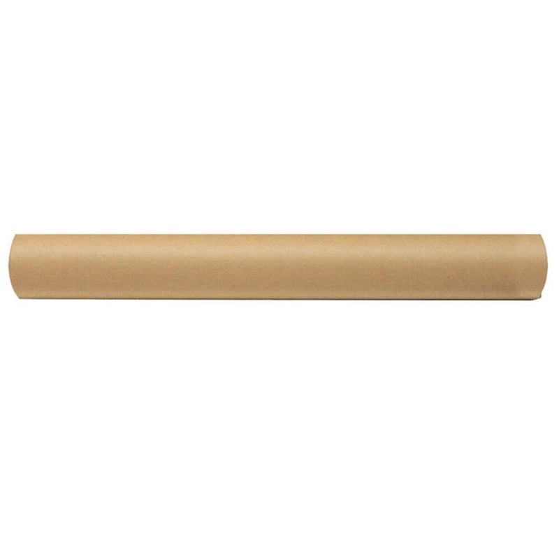 School Smart Butcher Kraft Paper Roll, 50 lbs, 36 Inches x 1000 Feet, Brown