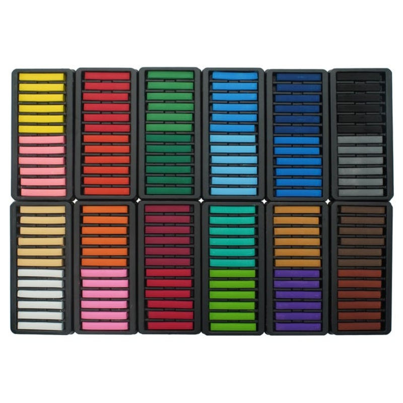 School Smart Chalk Pastels, Assorted Colors, Set of 144