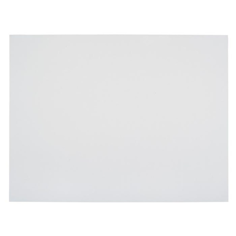 School Smart Railroad Board, 22 x 28 Inches, 4-Ply, White, Pack of 100