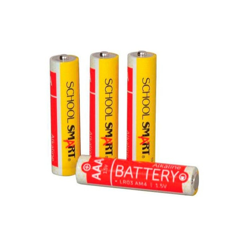 School Smart Alkaline AAA Batteries, Pack of 60