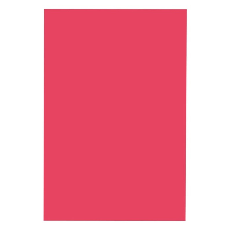 School Smart Folding Bristol Board, 12 x 18 Inches, Red, Pack of 100