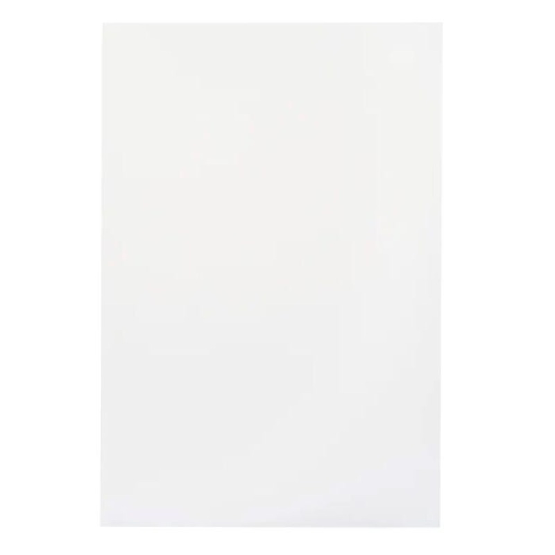 School Smart Folding Bristol Board, 12 x 18 Inches, White, Pack of 100