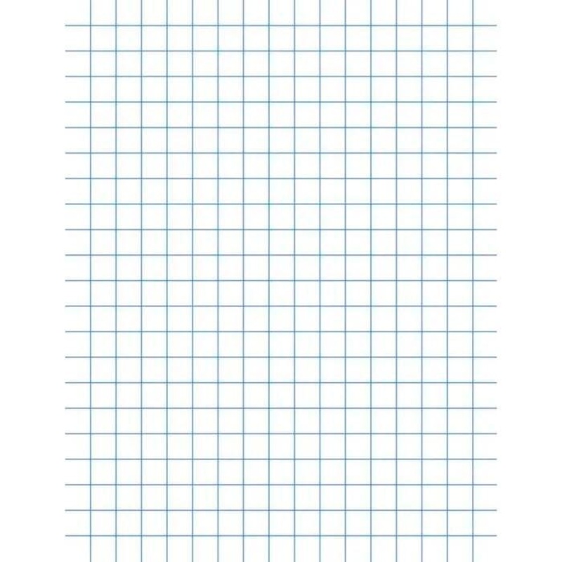 School Smart Graph Paper, 15 lb, 1/8 Inch Grids, 8-1/2 x 11 Inches, 500 Sheets