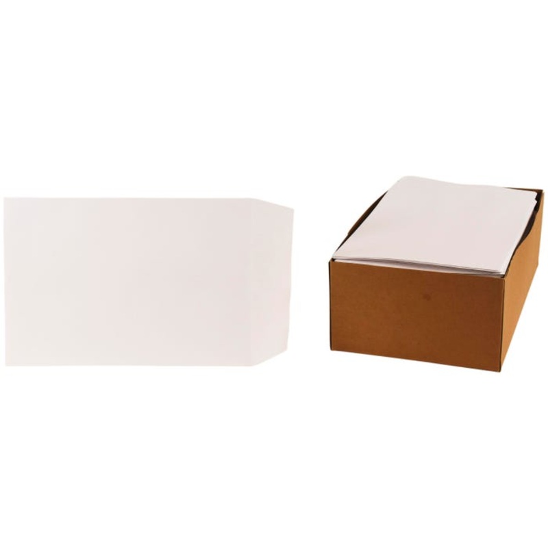 School Smart Grip Seal Envelopes, 6-1/2 x 9-1/2 Inches, White, Pack of 100