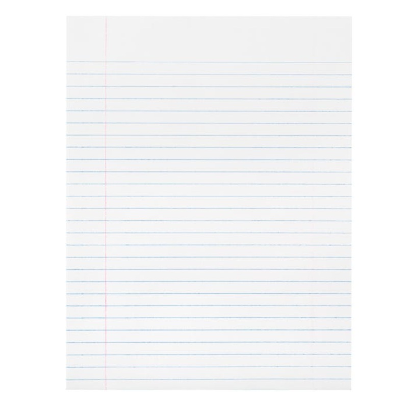 School Smart Composition Paper, 8 x 10-1/2 Inches, White, 500 Sheets