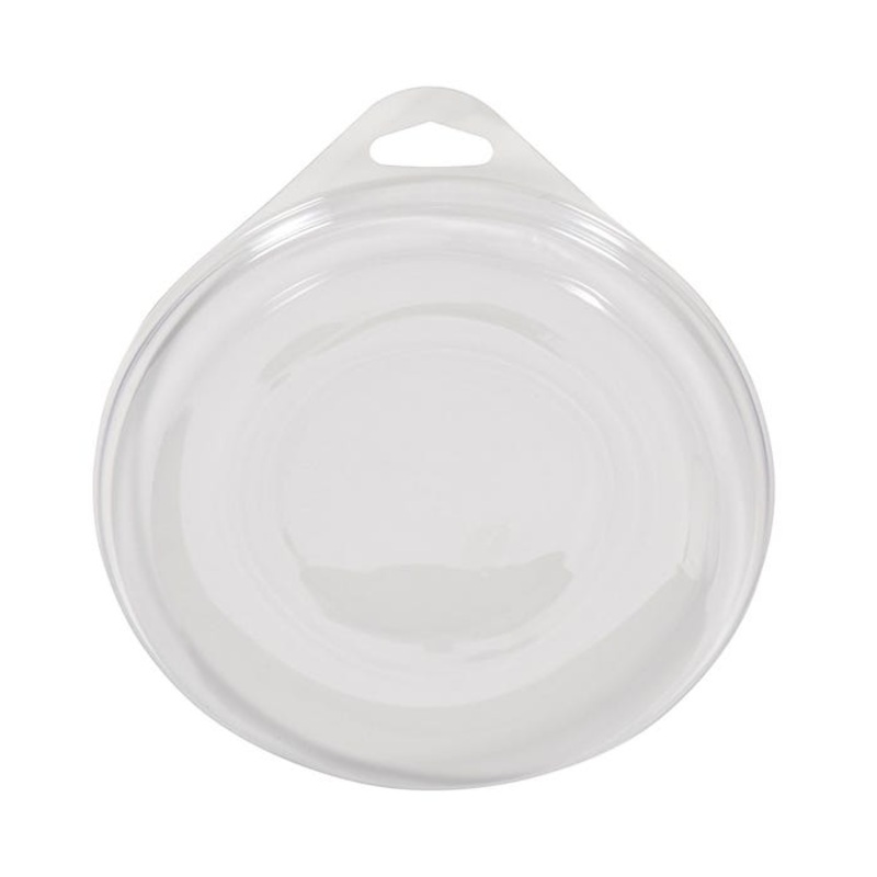 School Smart Paint Palette Tray Cover, 7 Inches, Clear Plastic, Pack of 12