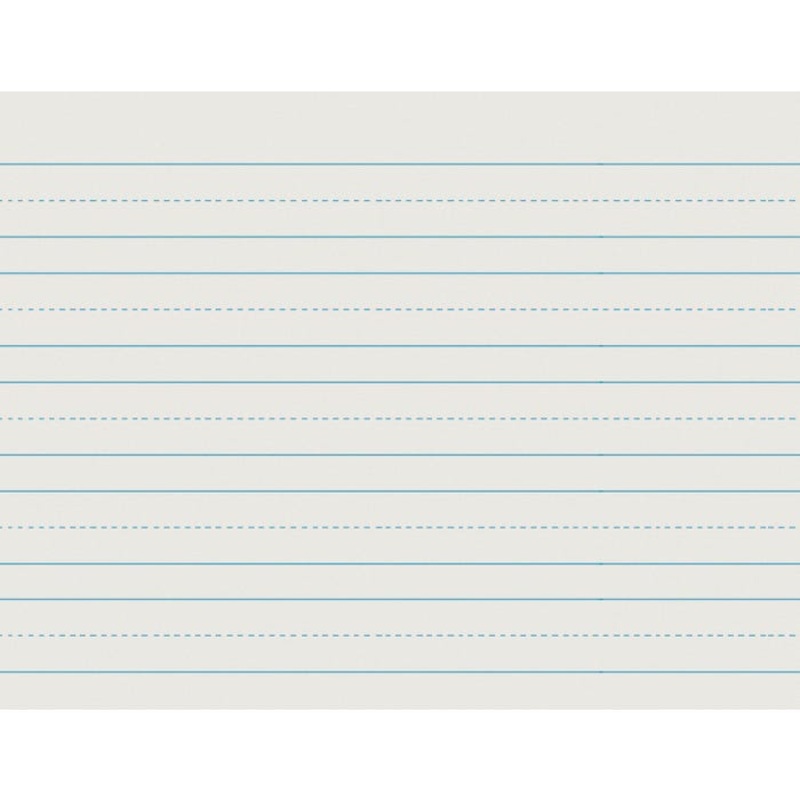 School Smart Skip-A-Line Ruled Writing Paper, 1 Inch Ruled Long Way, 10-1/2 x 8 Inches, 500 Sheets