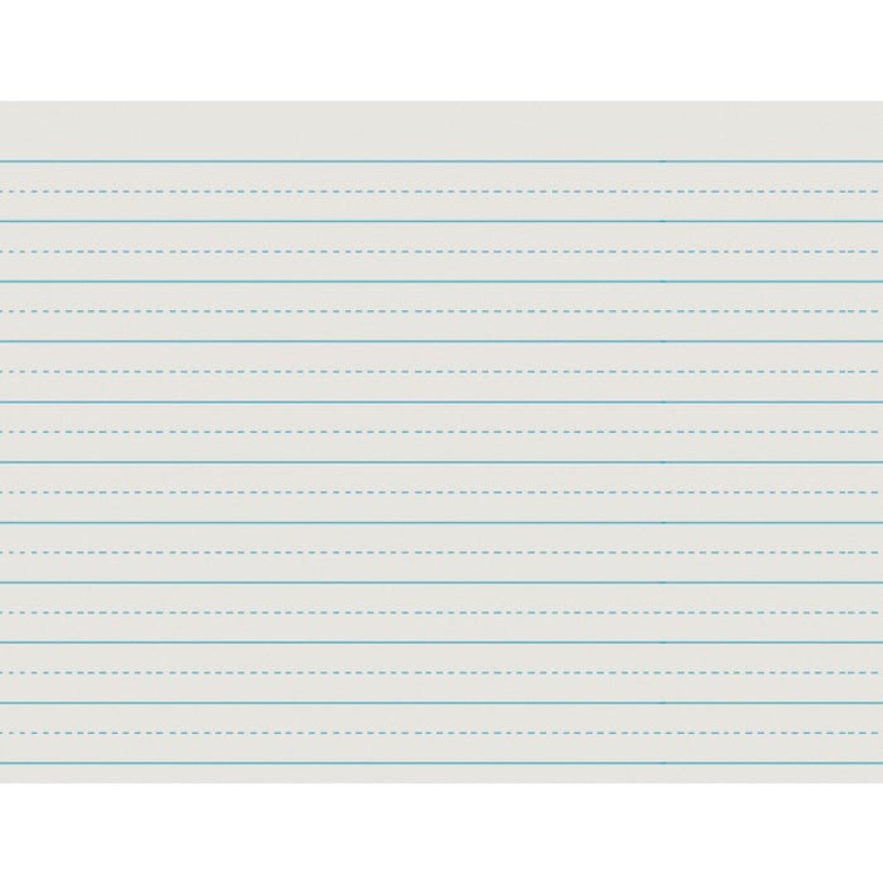 School Smart Alternate Ruled Writing Paper, 3/4 Inch Ruled Long Way, 11 x 8-1/2 Inches, 500 Sheets