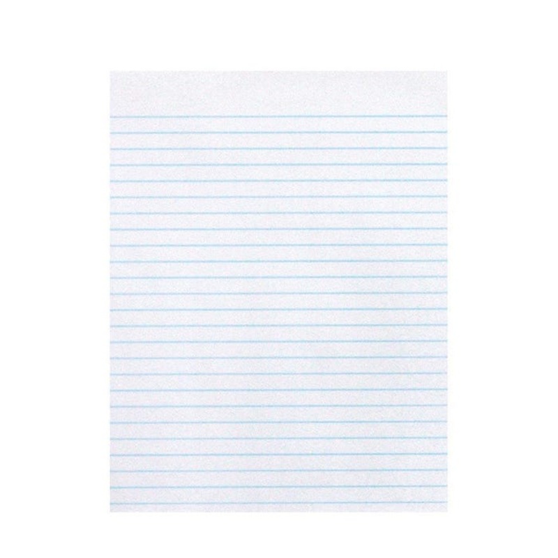 School Smart Composition Paper, No Margin, 15 lb, 8 x 10-1/2 Inches, White, 500 Sheets