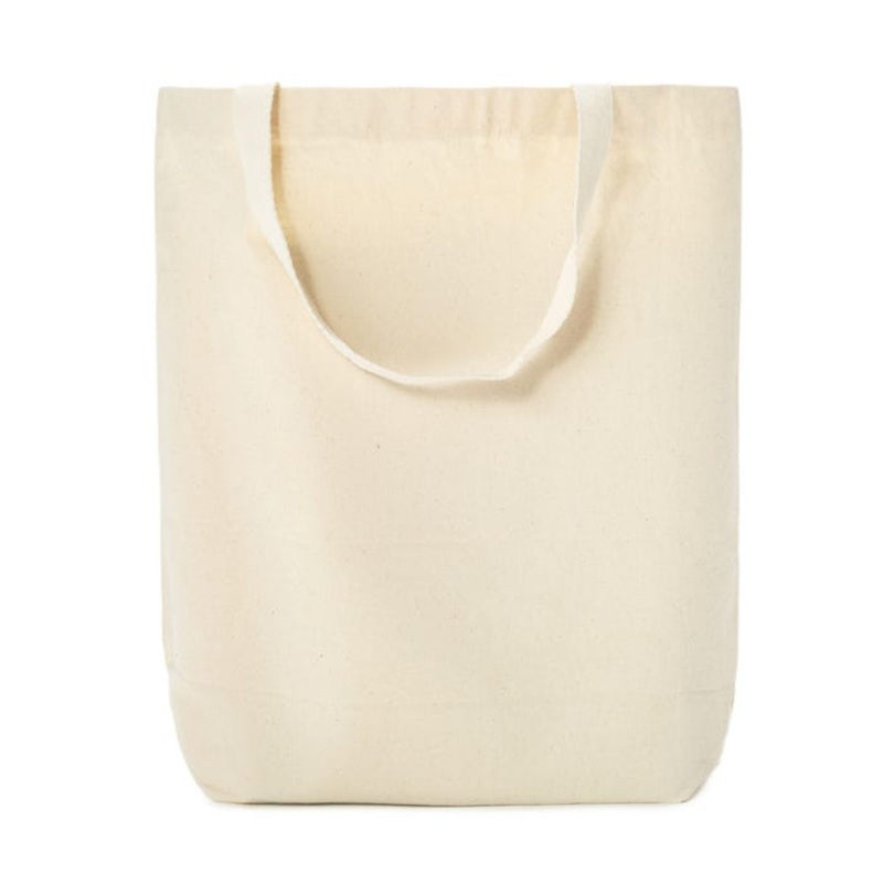 School Smart Design Your Own Canvas Tote Bag, Natural Tone, 16 x 17 x 5 Inches