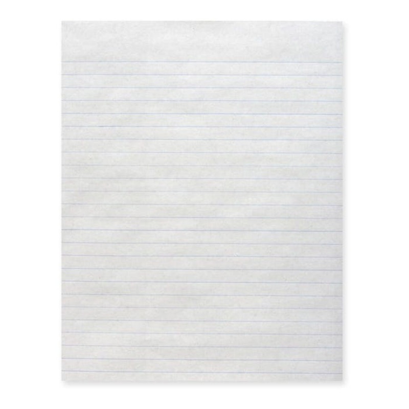 School Smart Newsprint Paper, California Approved, 8-1/2 x 11 Inches, White, 500 Sheets