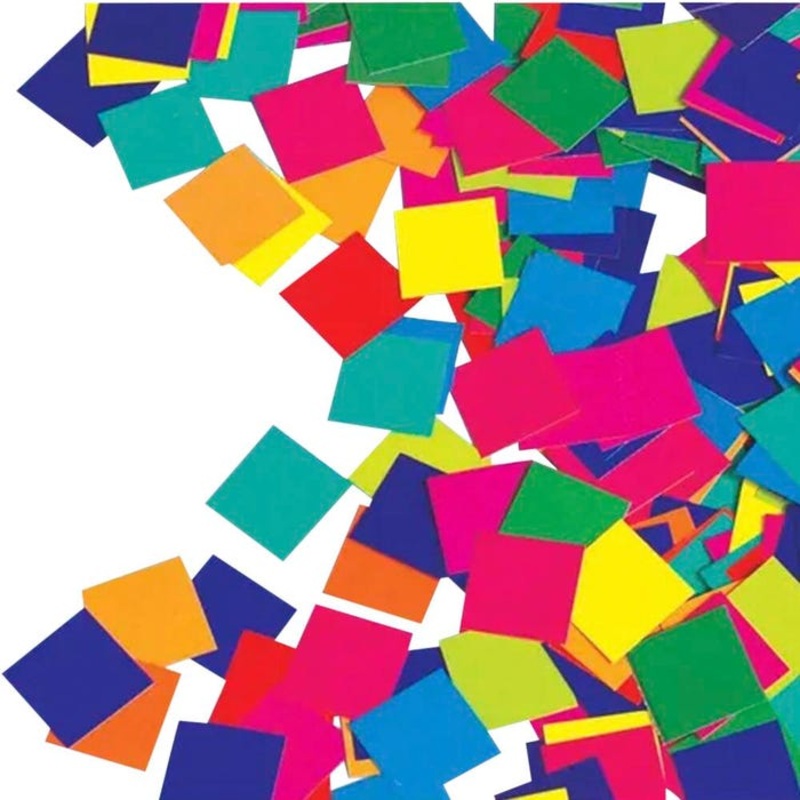 School Smart Spectrum Paper Mosaic Squares, 3/4 Inches, Pack of 4000
