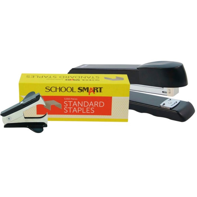 School Smart Stapler Value Pack Individual Set with Stapler, Remover, and Staples