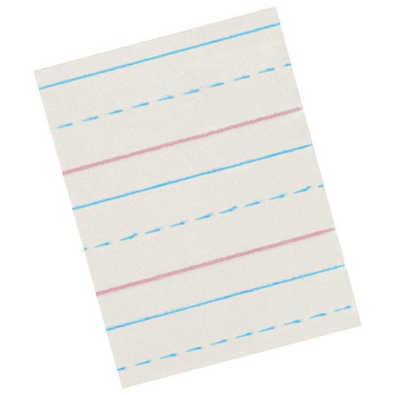 School Smart Zaner Bloser Handwriting Paper, 10-1/2 x 8 Inches, Grade 2-3, 500 Sheets