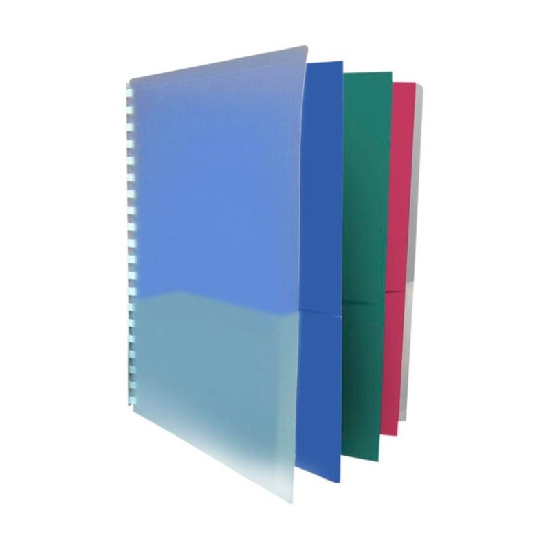 School Smart 8-Pocket Project Organizer, Polypropylene, Multicolor