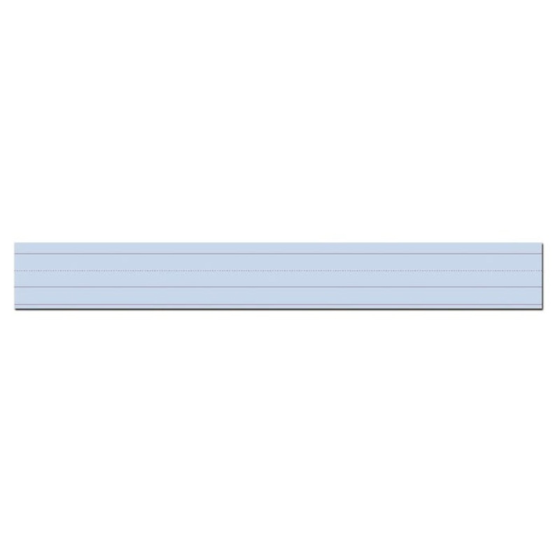 School Smart Ruled Sentence Strips, 3 x 24 Inches, Blue, Pack of 100