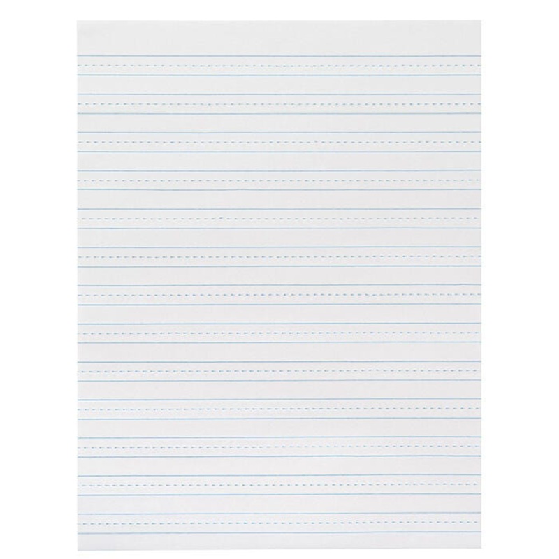 School Smart Skip-A-Line Filler Paper, Un-Punched, 8 x 10-1/2 Inches, 200 Sheets