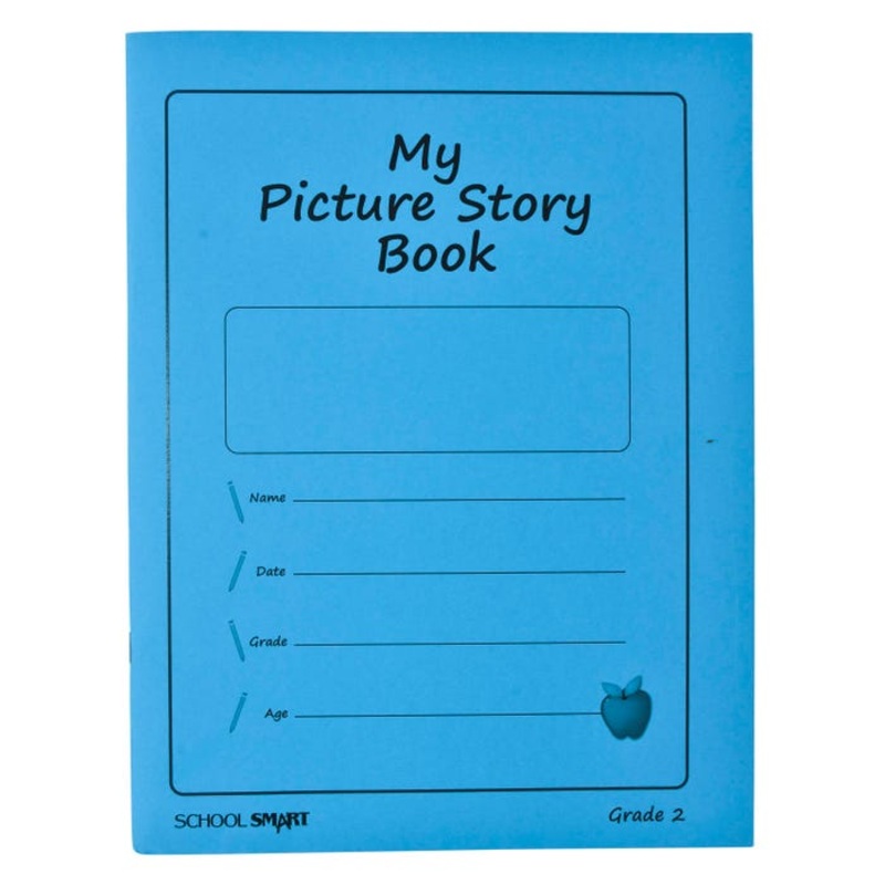 School Smart My Picture Story Book, Grade 2, 1/2 Inch Ruled, 8-1/2 x 11 Inches