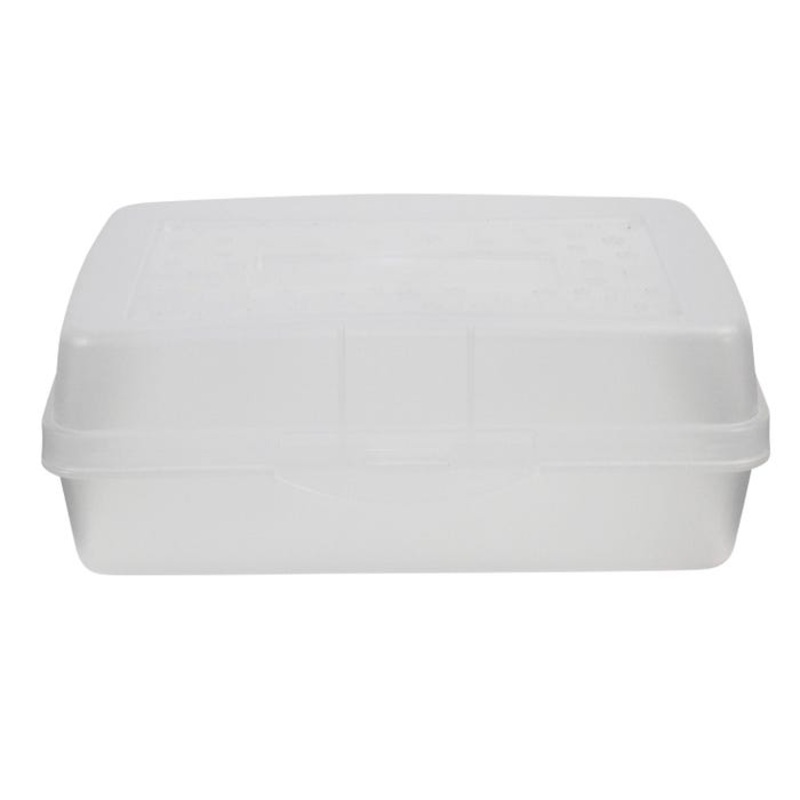 School Smart Pencil Box, Clear