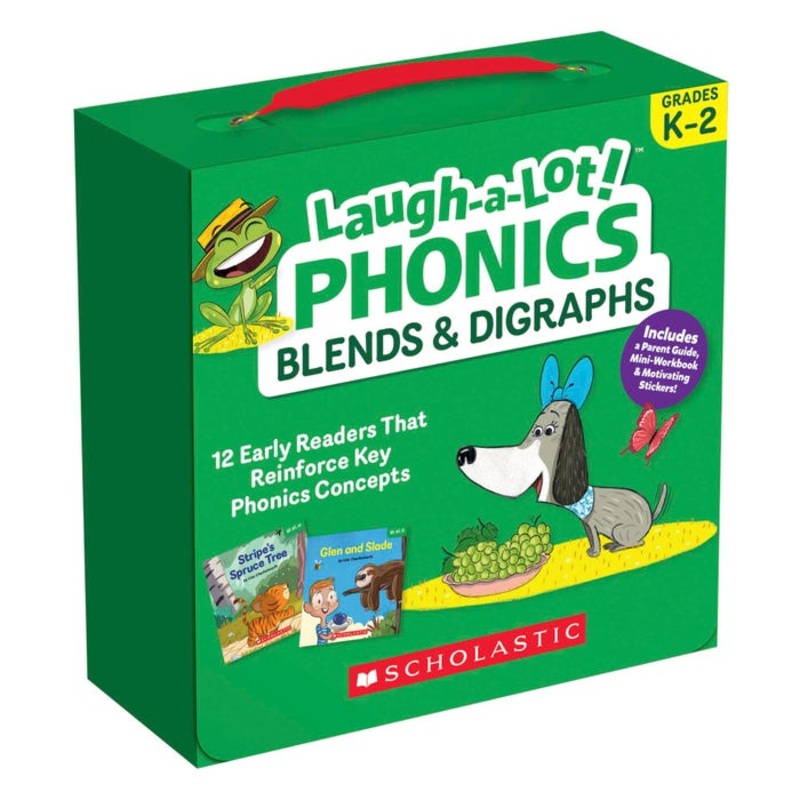 Scholastic Books Laugh-A-Lot Phonics Blends and Digraphs Single Set, 12 Readers, Grades K-2