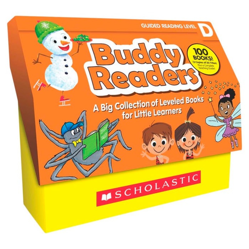 Scholastic Buddy Readers, Set of 100 Books, Level D