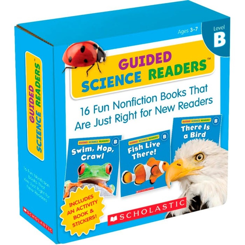 Scholastic Guided Science Readers Set, 16 Books, Level B