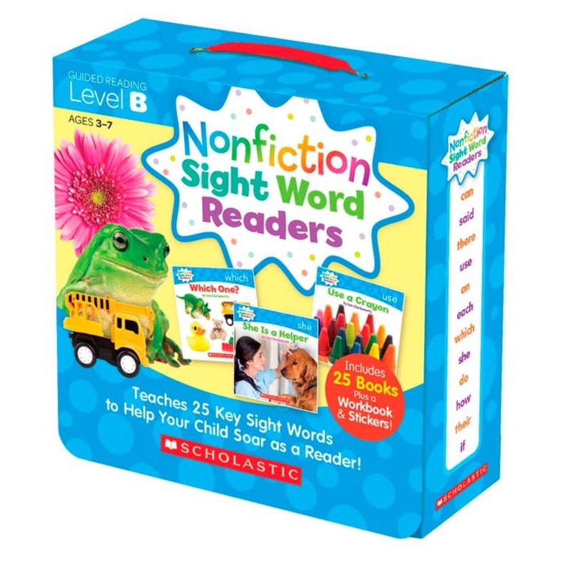 Scholastic Nonfiction Sight Word Readers, Set 2
