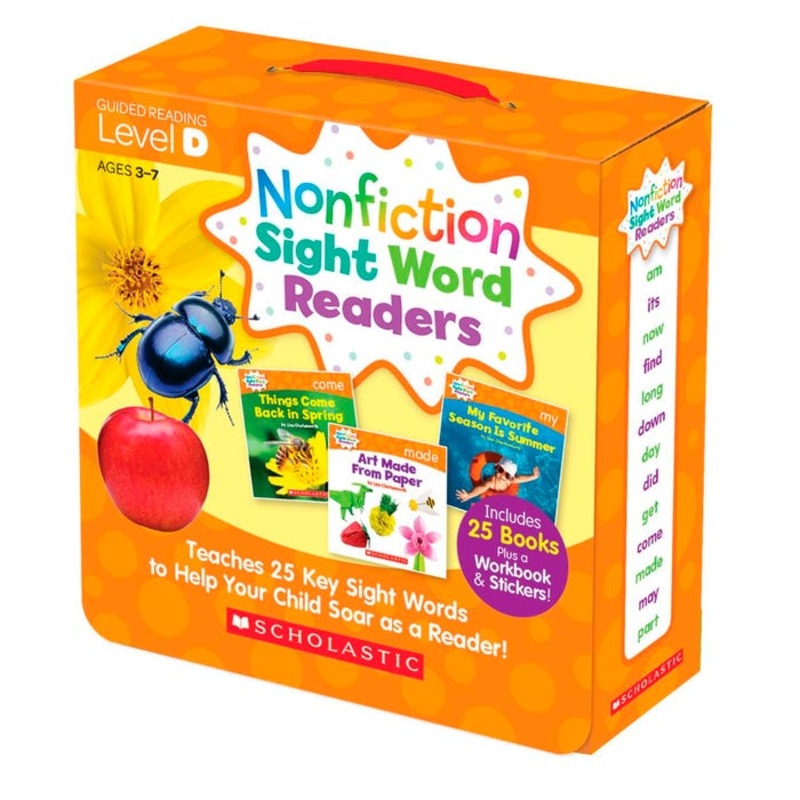 Scholastic Nonfiction Sight Word Readers, Set 4