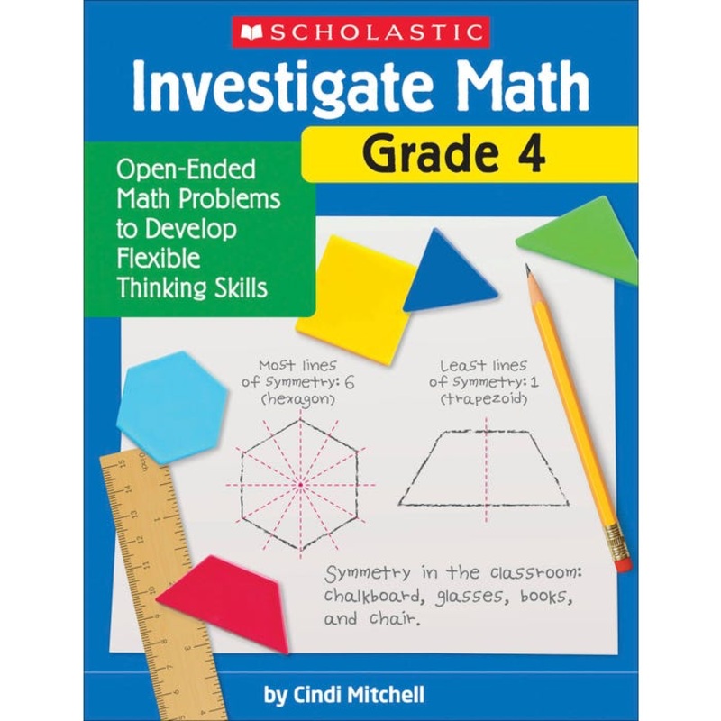 Scholastic Workbook Investigate Math, Grade 4