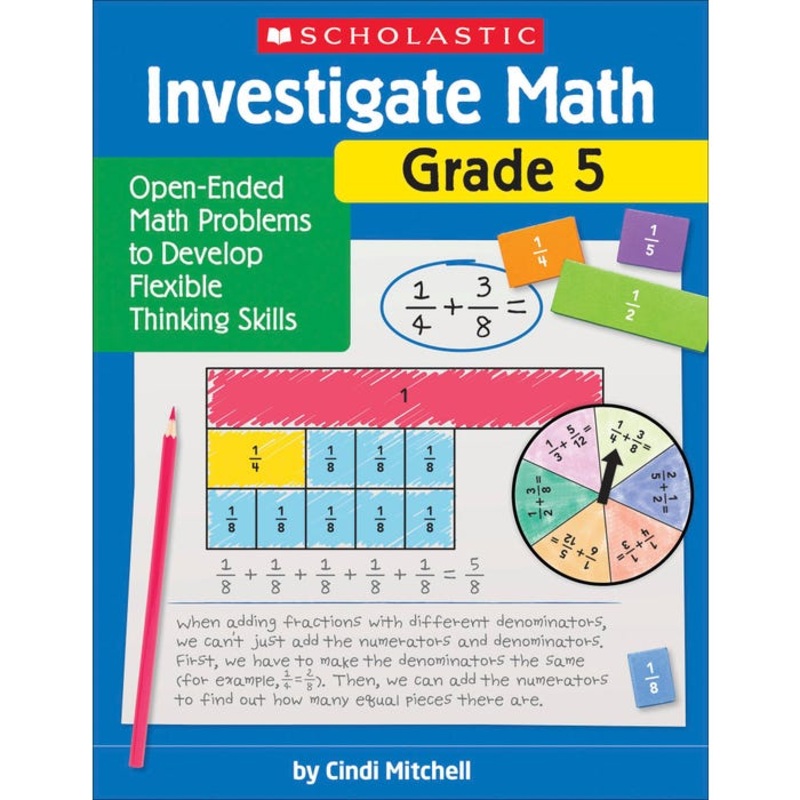 Scholastic Workbook Investigate Math, Grade 5
