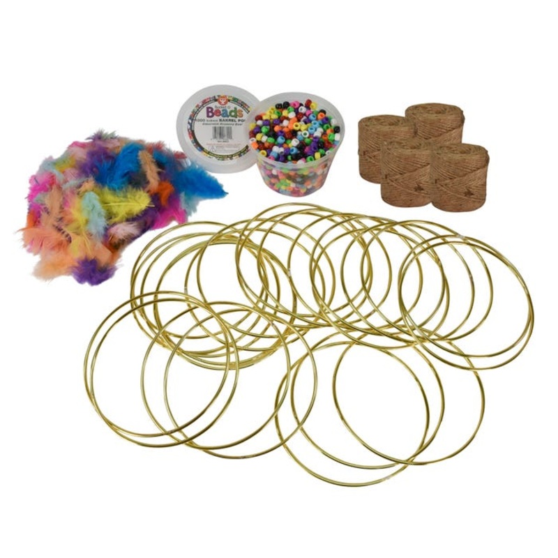 Sax Dream Catcher Kit, 6 Inches, Pack of 24