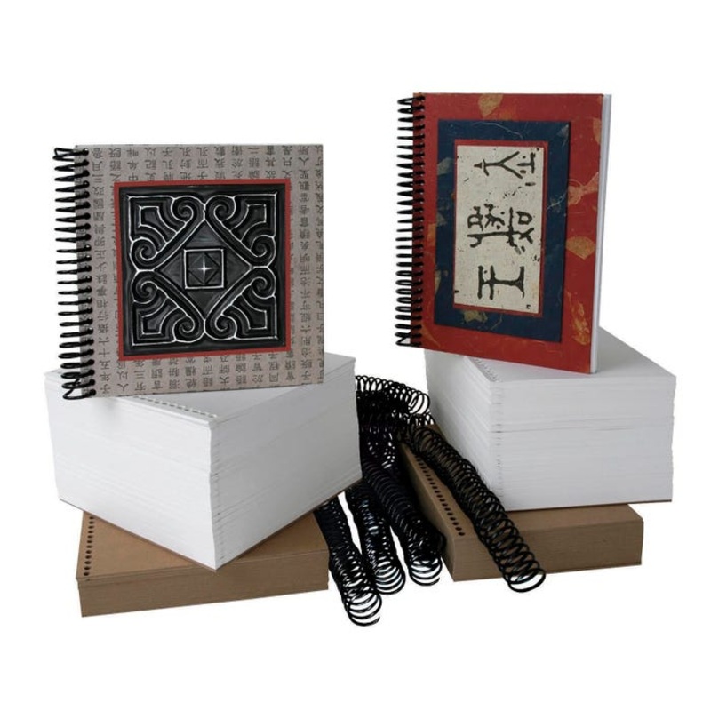 Sax Spiral Bookmaking Classroom Pack, 5 x 7 Inches, Set of 12